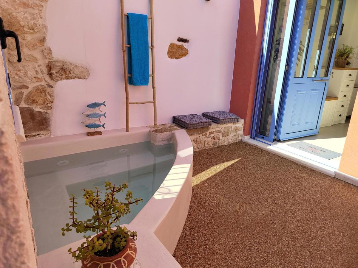 Mouse House With Sea View And Mini Pool Villa Platanias  Exterior photo