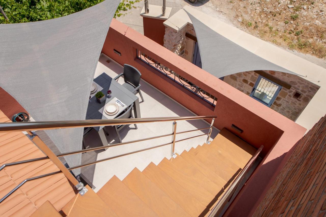Mouse House With Sea View And Mini Pool Villa Platanias  Exterior photo
