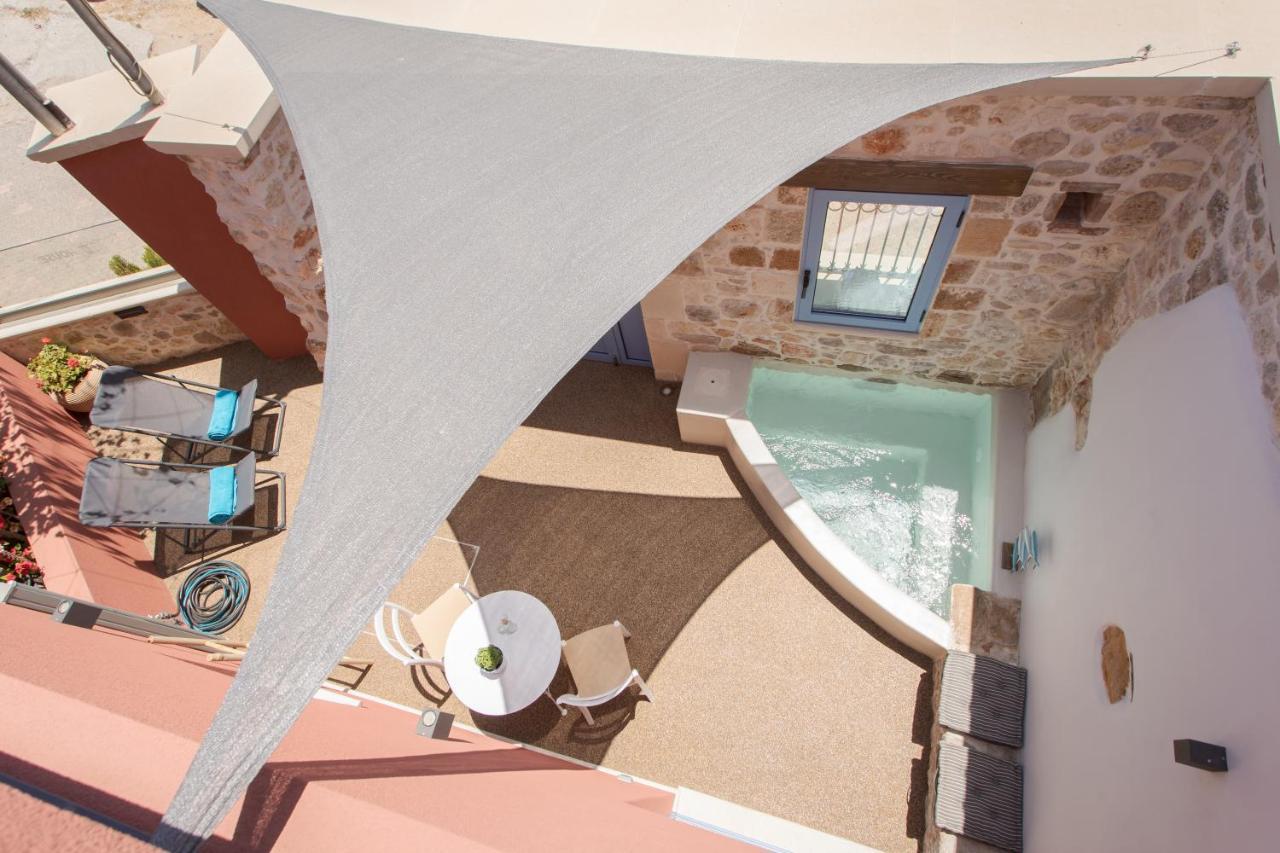 Mouse House With Sea View And Mini Pool Villa Platanias  Exterior photo